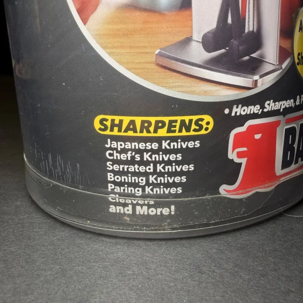 vBavarian Edge Knife Sharpener BulbHead Tungsten Carbide NEW Sealed Package